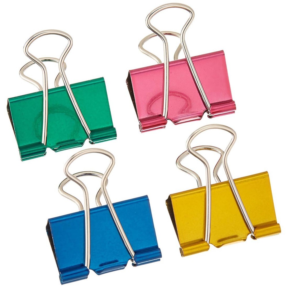 Baumgartens Metallic Binder Clips 1-1/4"