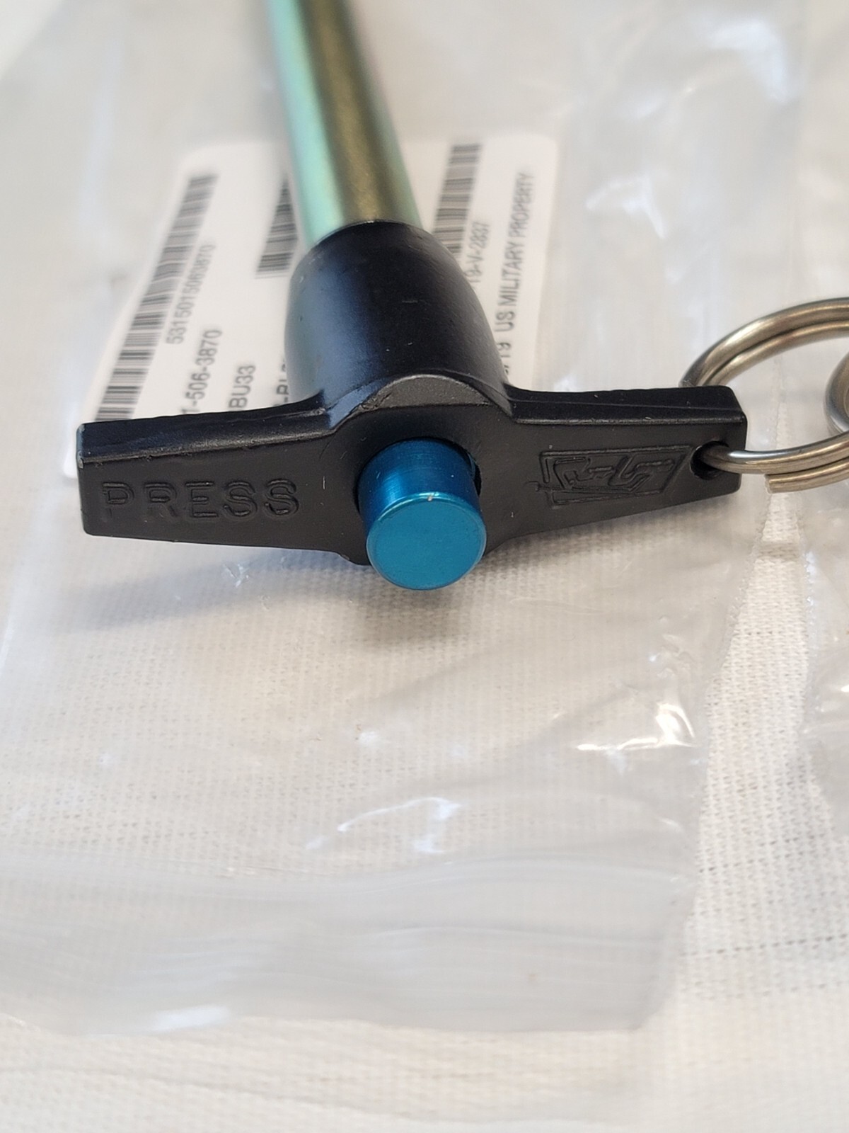 Carr Lane Ball Lock Clevis Pin T-Handle Quick Release Push 1/2 4 CL-8-BLPT-4 (2)