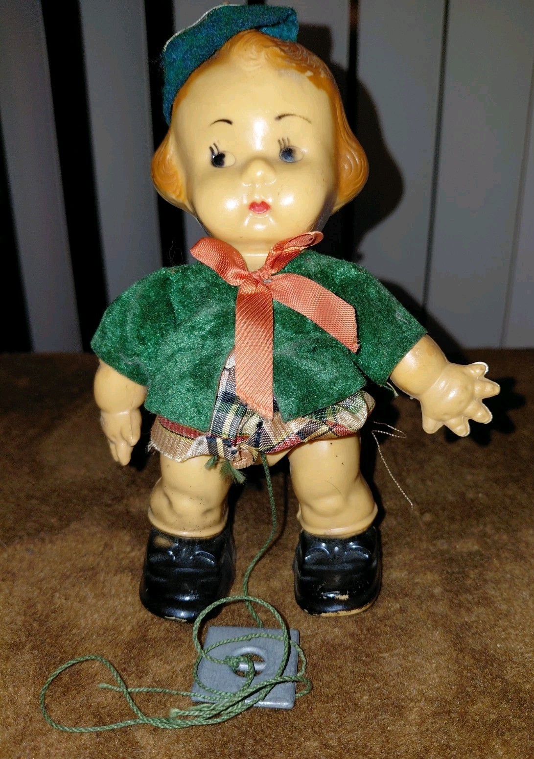 FREE SHIPPING "Bal Dolls" "Sally Scotsgirl" #366 Self Walking Doll Vintage