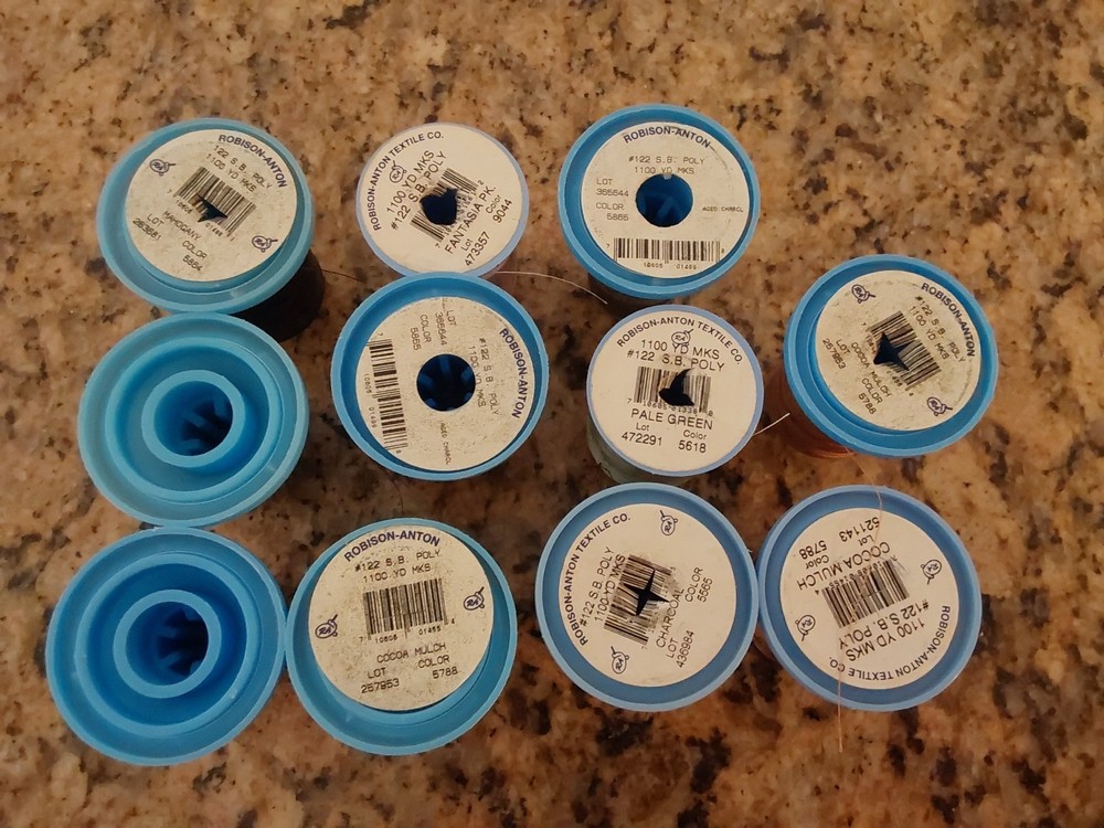 Machine Embroidery Thread Robison Anton Polyester 11 Spools