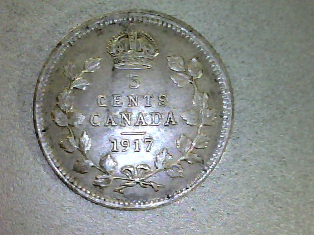 CANADA FIVE CENT, 1917