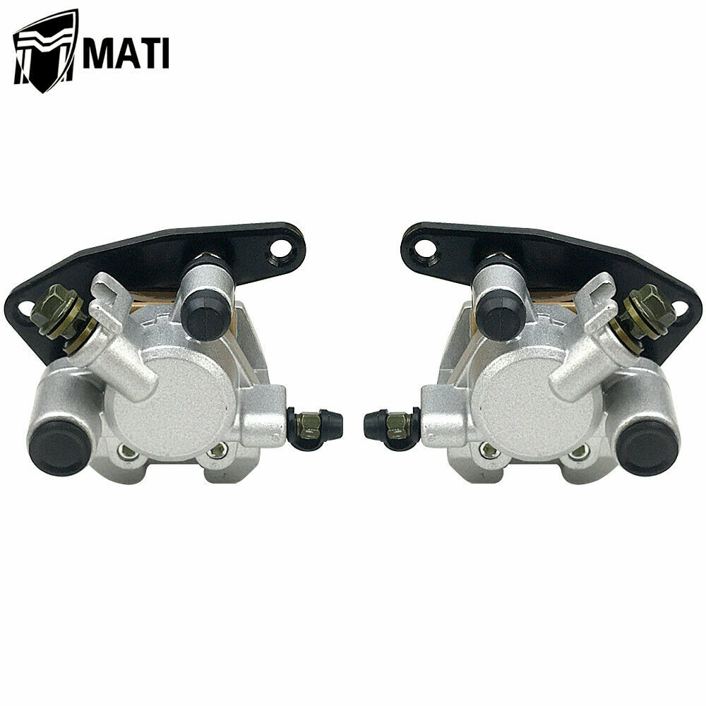 Front Brake Calipers & Pads for Honda Sportrax 400 TRX400EX TRX400X 1999-2014