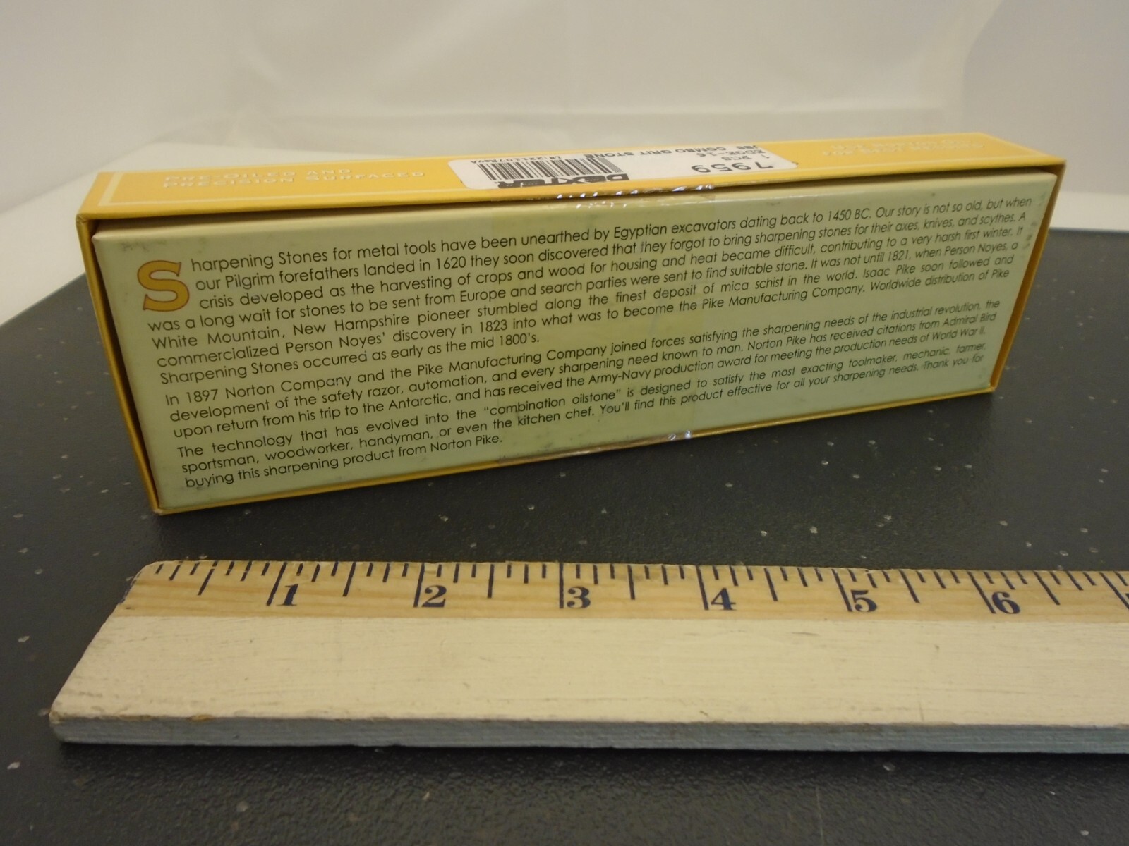 Norton Case (5) Combination Grit Bench Stones 8inch Pre-oiled Knife Tool Sharpen