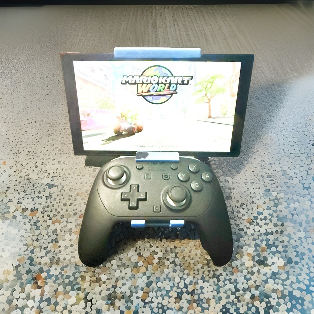 3D Printed Nintendo Switch 2 Pro Controller Mount Clip Adjustable Holder