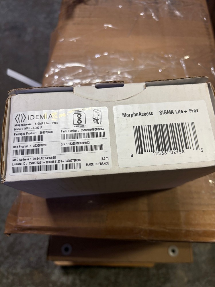 Idemia MorphoAccess Sigma  LIte+ Prox MPH-AC001A Biometric Access Reader