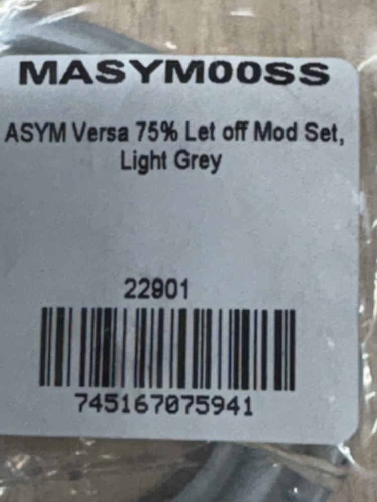 Elite Archery Asym Versa 75% Let Off Mod Set Light Grey