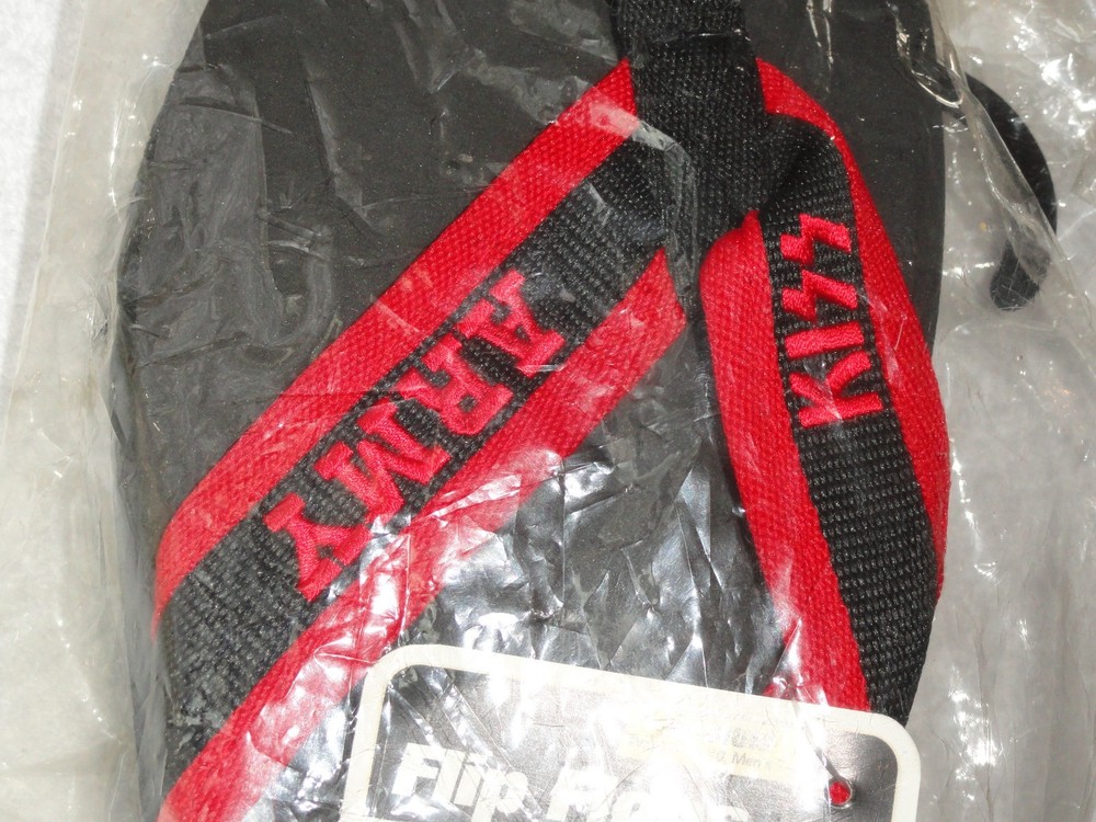 KISS ARMY FLIP FLOPS SEALED
