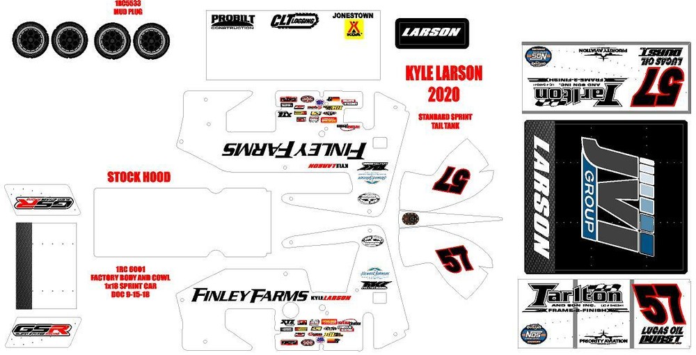 1RC SPRINT WRAP KYLE LARSON 2020 THEME