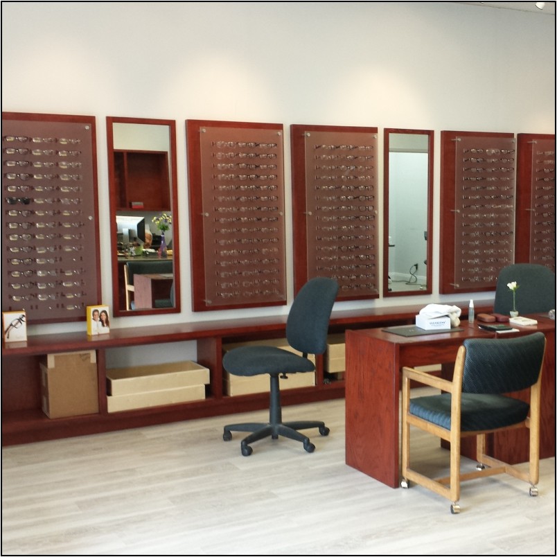 Wall mount Acrylic Optical Frame Display with Hardware - In Clear (30F)