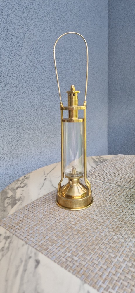 hand made kerosene lamp