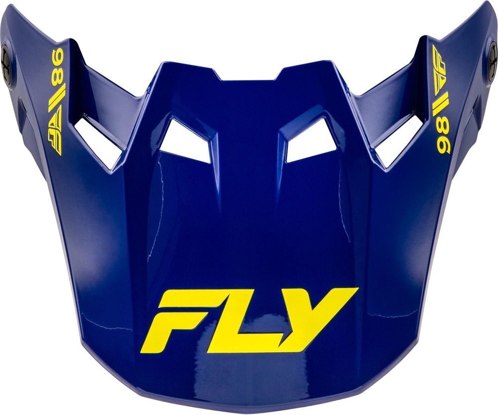 Fly Racing Formula CC Objective Visor Navy/Yellow XL/2X 73-4360