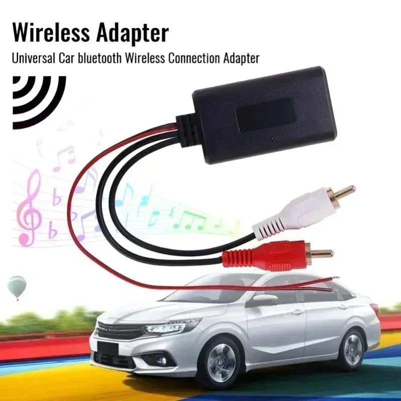Car Universal Wireless Bluetooth Module RCA AUX Audio Adapter Music Receiver