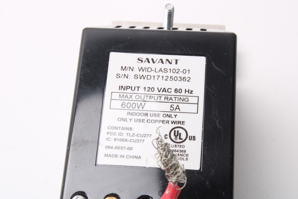 Savant WID-LAS102-01 Low Voltage Auxiliary Switch