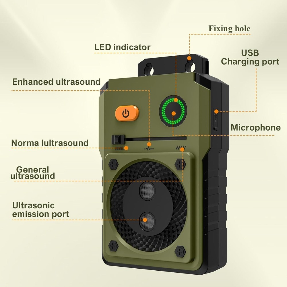 Automatic Ultrasonic Anti Barking Device 50FT