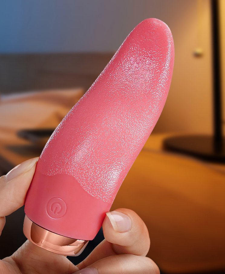Clit Licking Tongue Vibrator G-Spot Dildo Stimulator Oral Sex Toys for Women