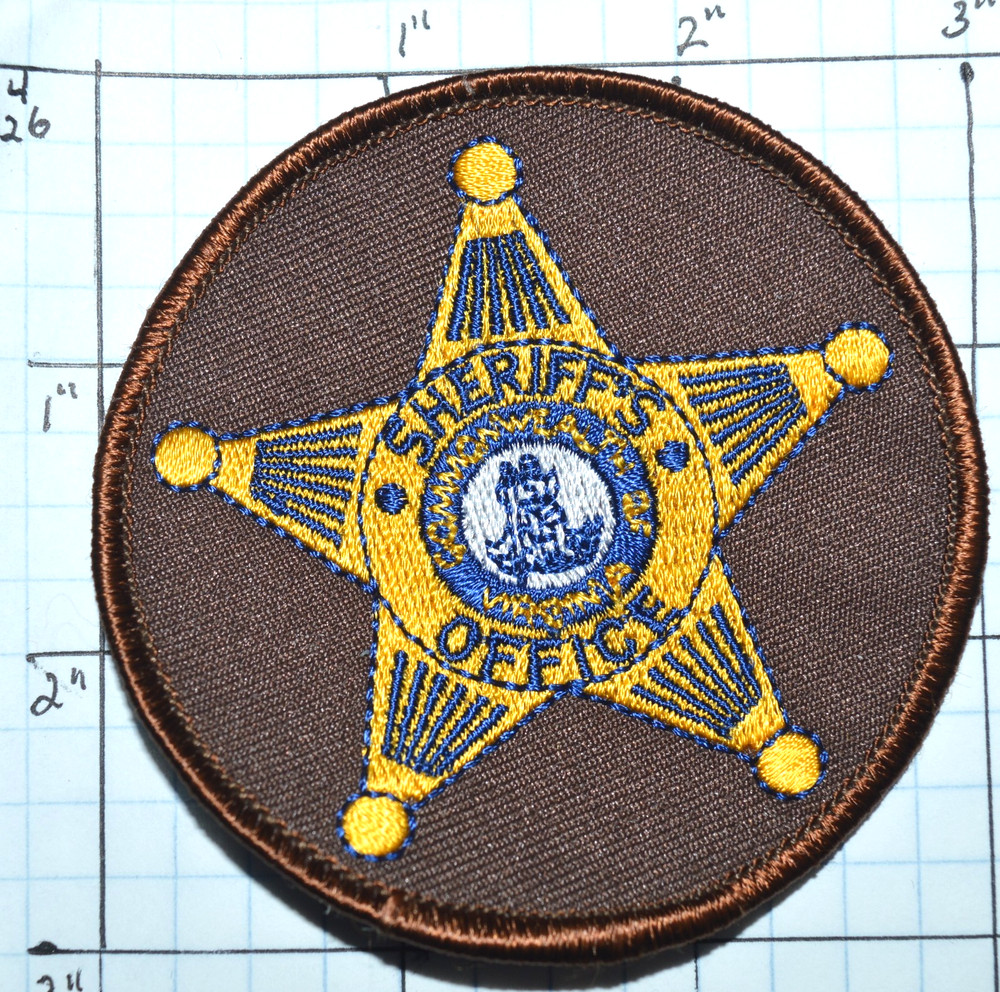 VIRGINIA COMMONWEALTH SHERIFF'S OFFICE POLICE PATCH