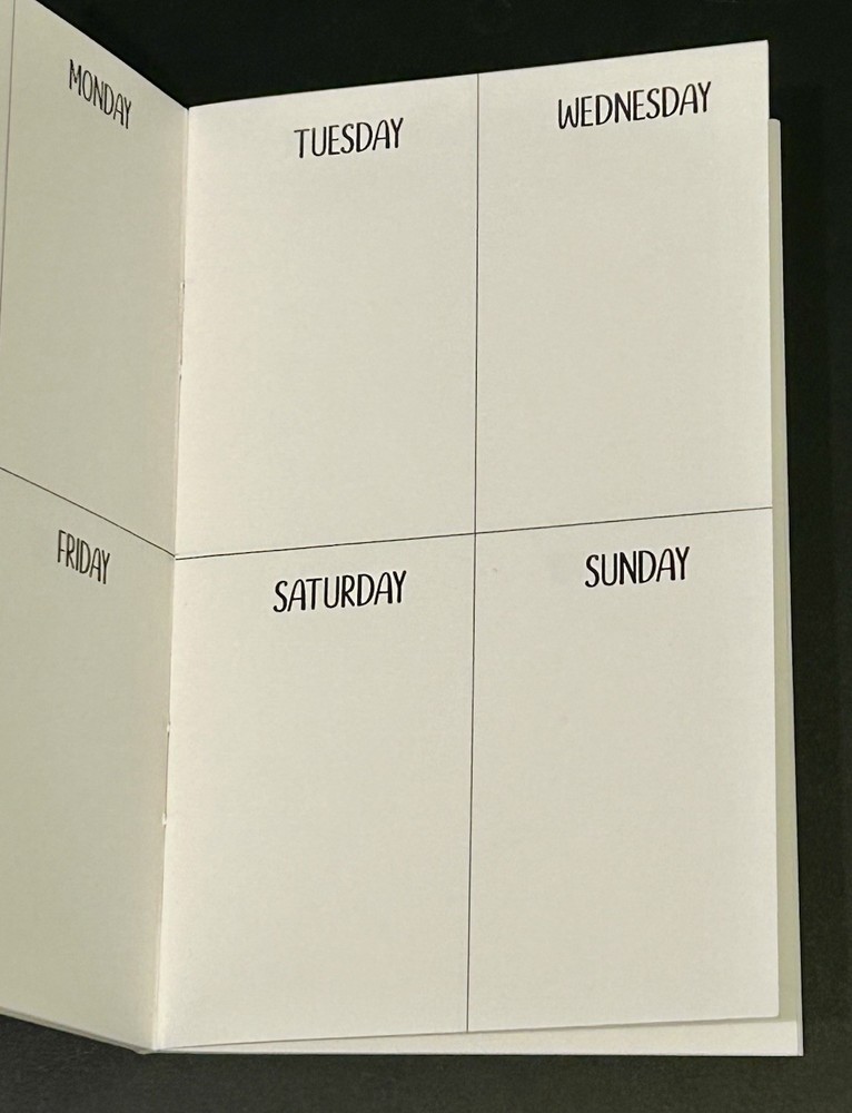 The 1407 Planners “Dream Big” Mini Weekly Planner Notebook