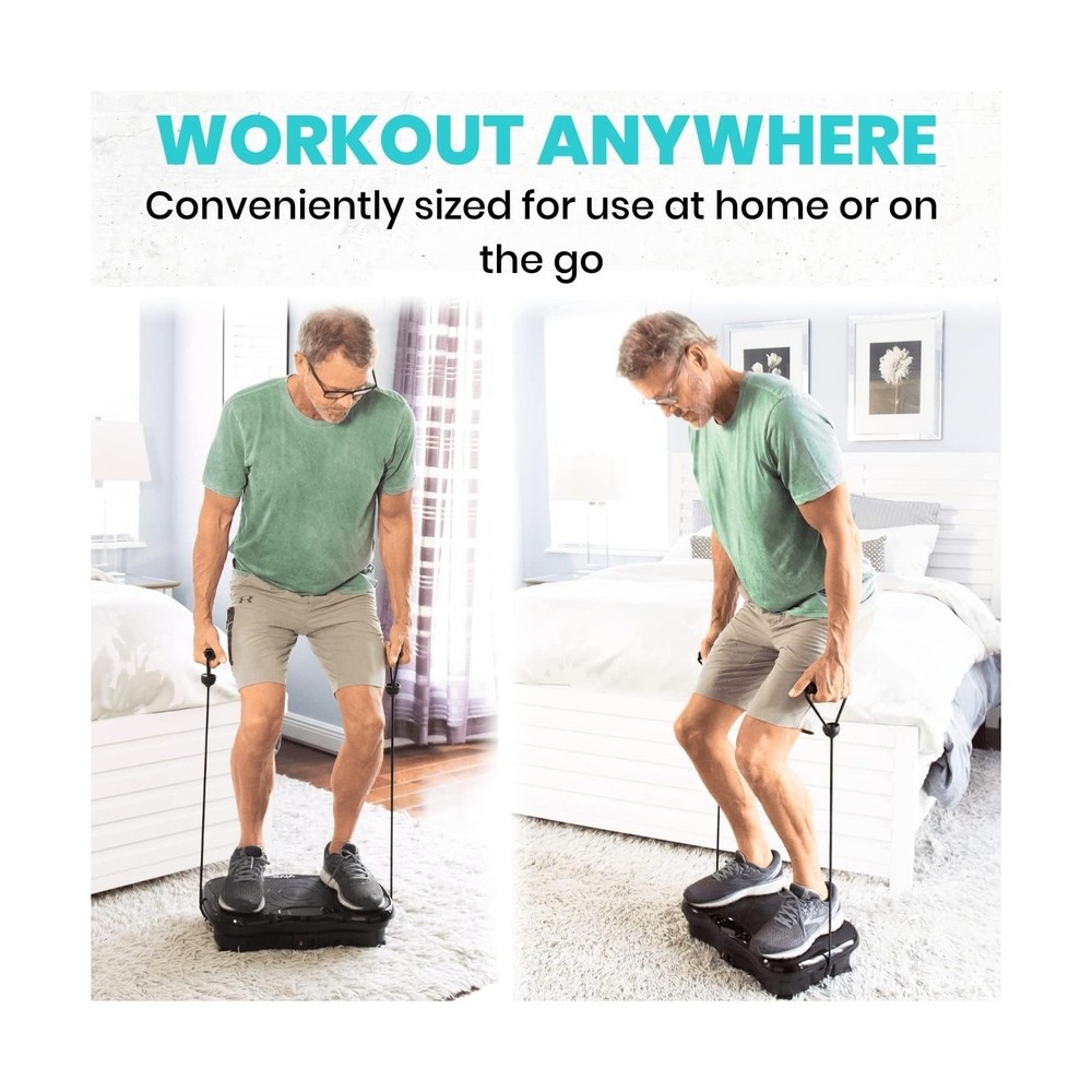 Vive Vibration Plate Exercise Machine - Shake Plate Vibration Platform with R...