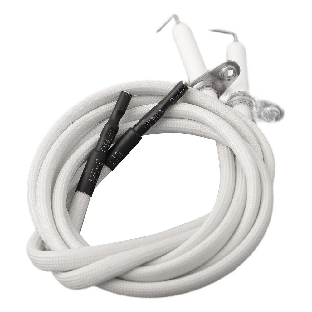 2Pcs Ceramic Ignitor Electrode with 700mm for IGNITION Wire for Burner BBQ
