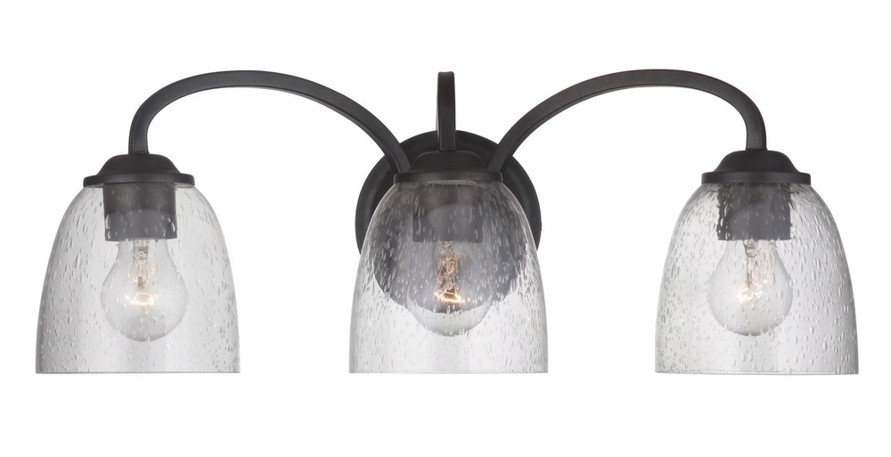 Serene 3-Light 23" Bathroom Vanity Light in Espresso