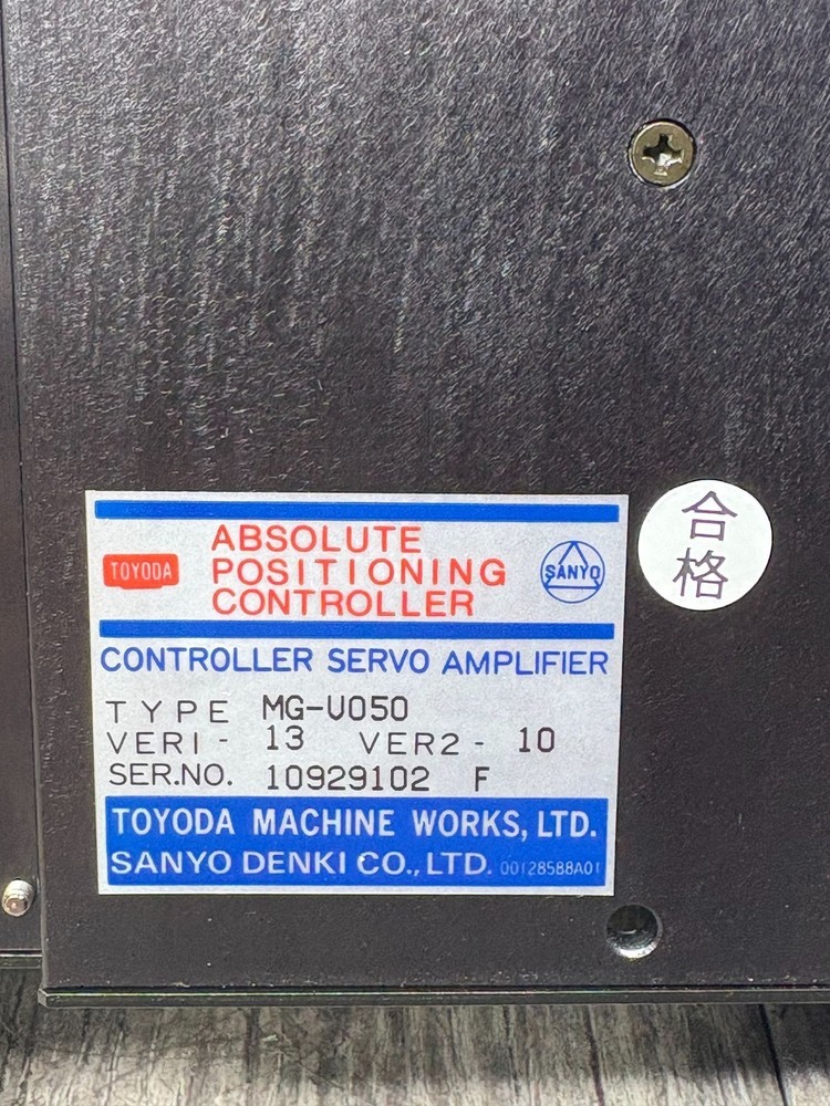TOYODA MG-U050 VER. 13 CONTROLLER SERVO AMPLIFIER