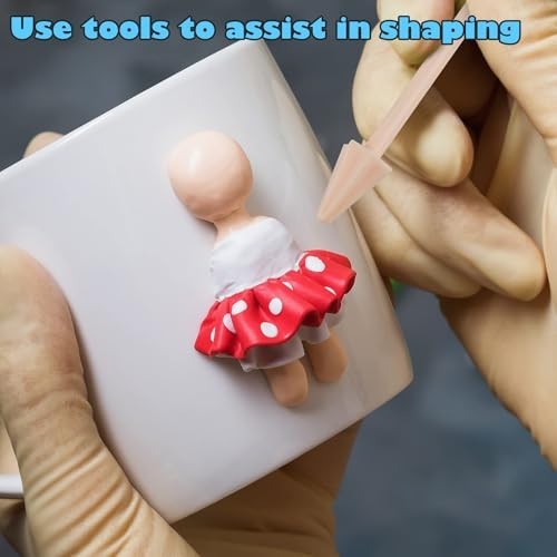 100PCS Polymer Clay Starter Kit - 82 Colors, Oven-Bake Modeling Clay, DIY Tools