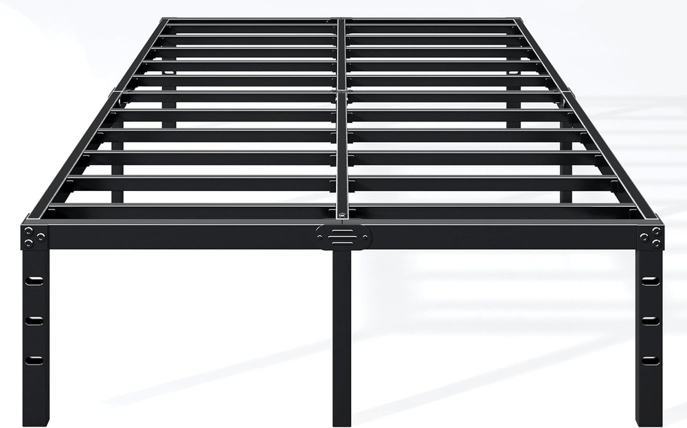 18 Inch Full Bed Frame Sturdy Metal Platform Full Size No Box Spring Needed
