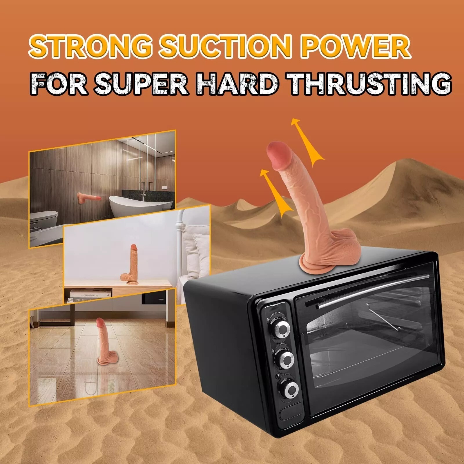 Telescopic Realistic Thrusting Dildo Vibrator Sex Toys for Women Remote Control