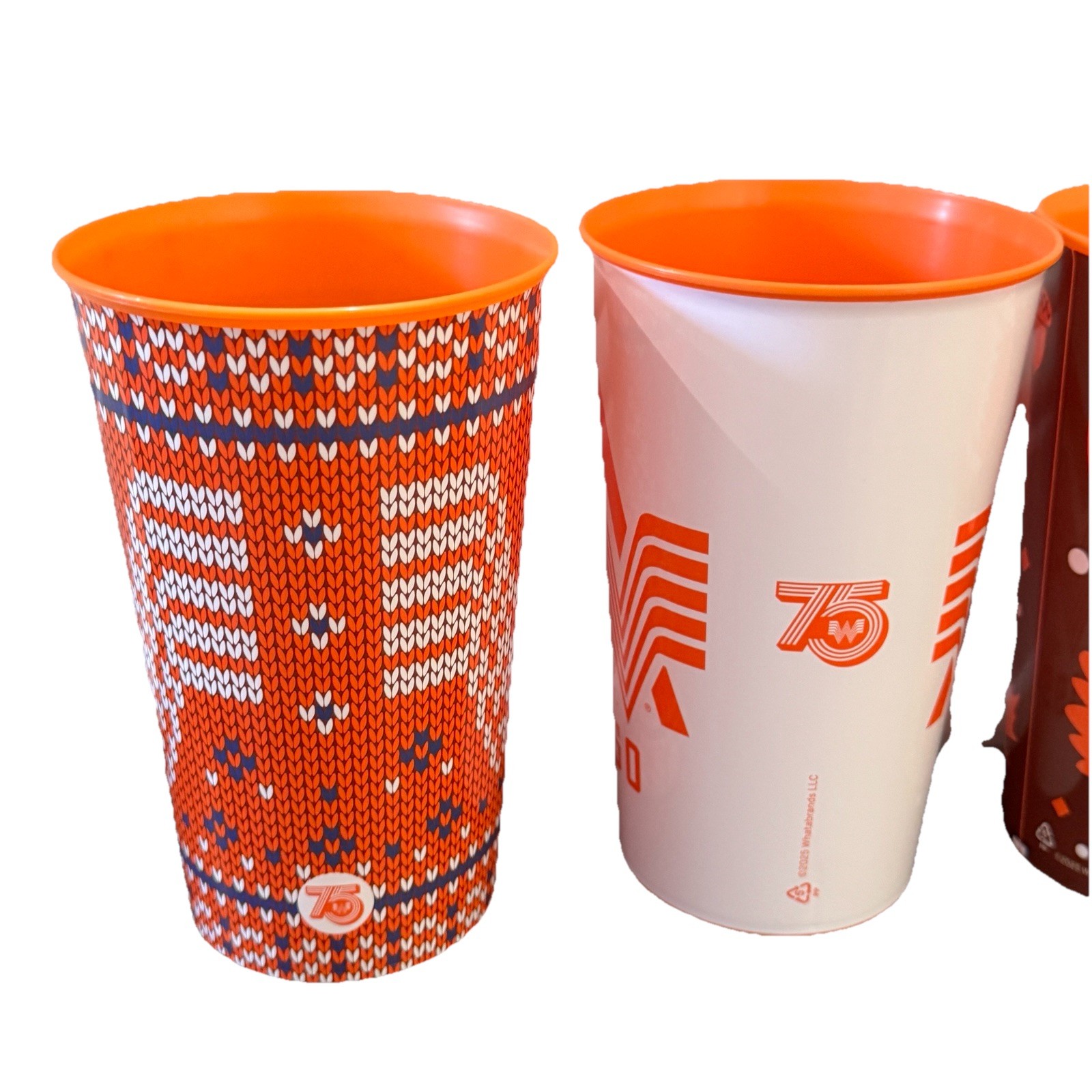 WHATABURGER 75th Anniversary Limited Edition 32 oz Collector Cups Set of 10, New