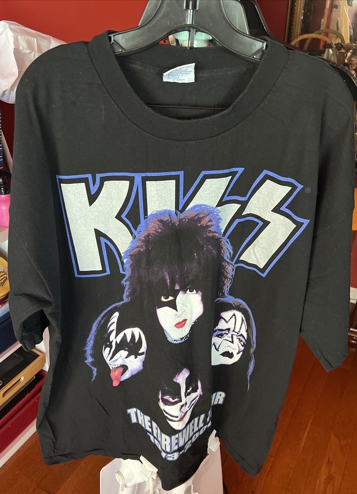Vintage Kiss The Farewell Tour 1973-2000 T- Shirt 2XL 2Xtra Lrg New Without Tags