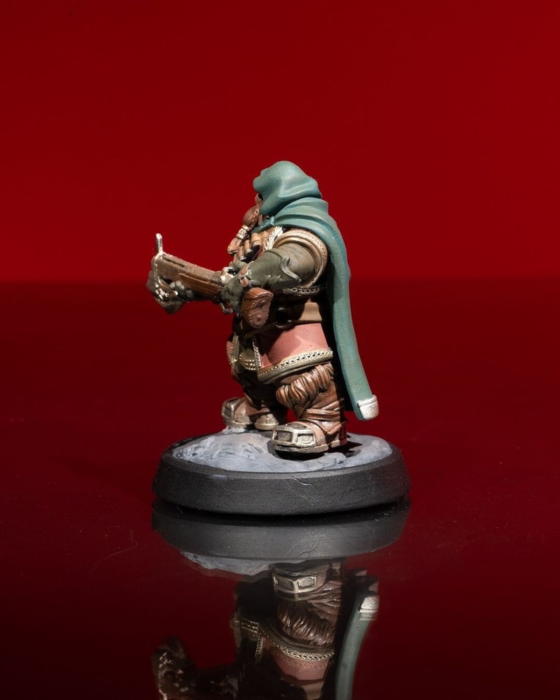 DnD Dwarven Ranger Mini 32mm Scale (unpainted)