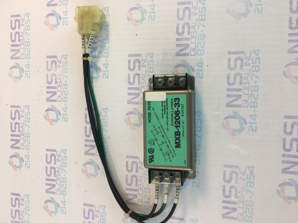 Nemic Lambda MXB-1206-33 Noise Filter 250VAC 6amp