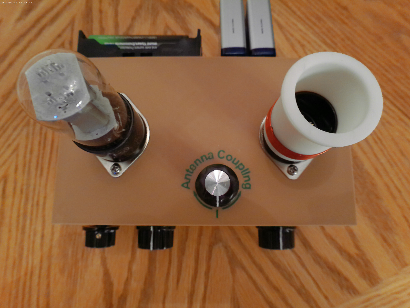 SCHEMATIC ONLY 12L8 REGEN RADIO (540 KHZ TO 15.5 MHZ) AM BROADCAST/SHORTWAVE