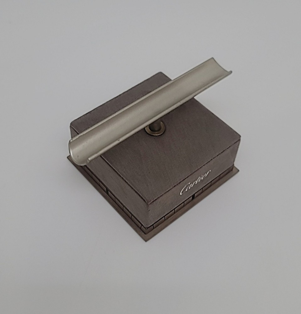 GENUINE CARTIER SINGLE SMALL HORIZONTAL PEN DISPLAY STAND NEW/PRE-OWNED