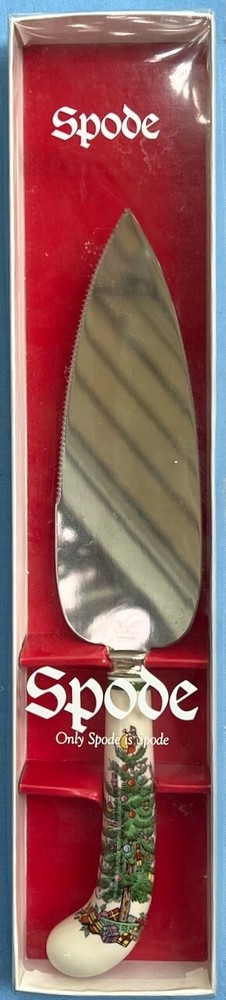 Spode Christmas Tree Pie or Cake Server Spatula MIB