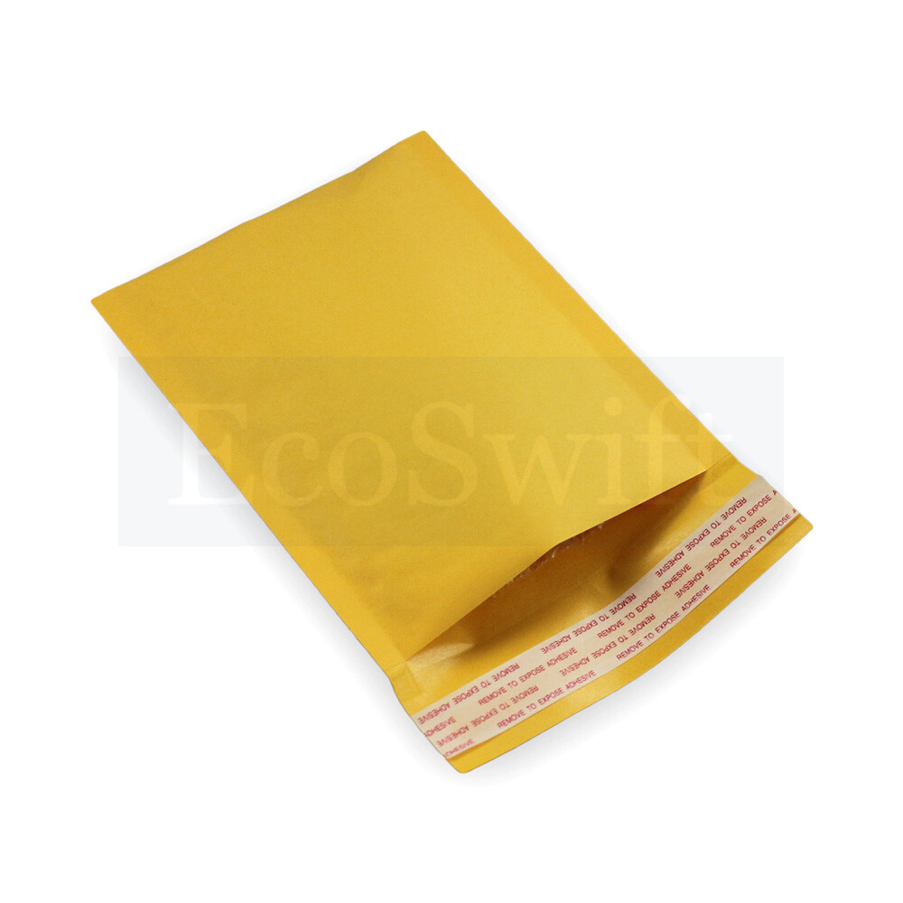 1-18000 #0000 4x6 "EcoSwift" Small Kraft Bubble Mailer Padded Envelope Bag 4 x 6