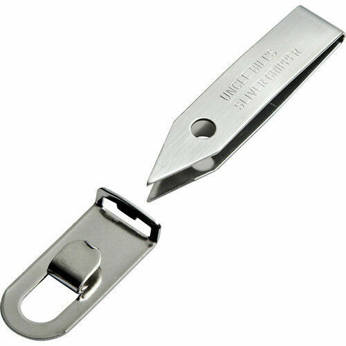 Uncle Bill's Sliver Gripper Tweezers Stainless Steel Keychain Clip (3-Pack)