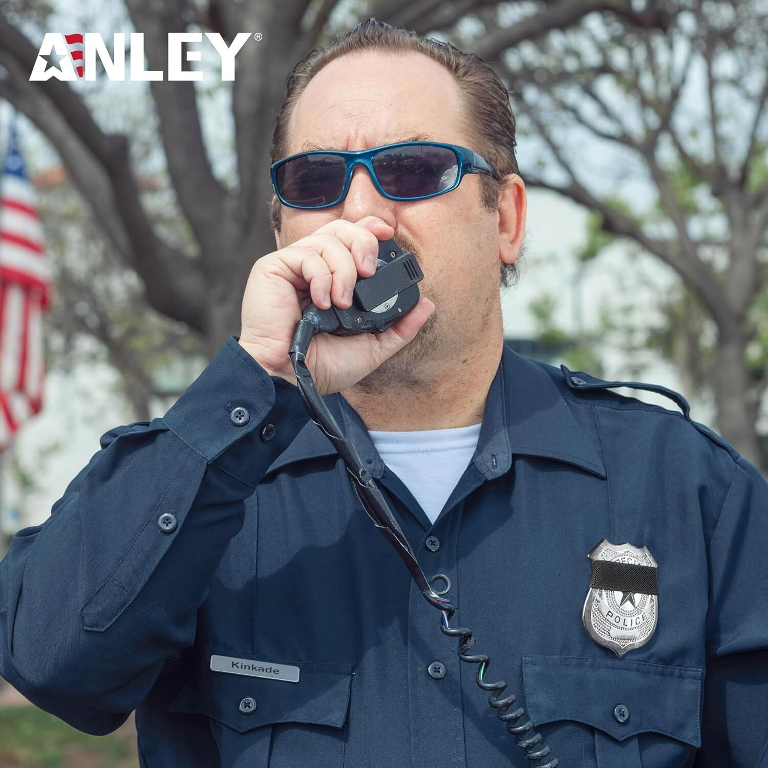 Anley 30 Pack Black Police Mourning Bands - High Elastic Twill Bands Fits Badge