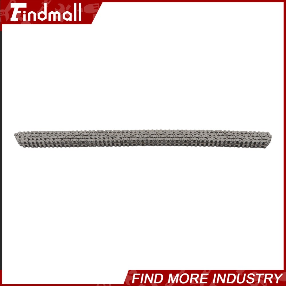 Findmall 10 Feet #40-2 Double Strand Roller Chain Includes 2 Master Links