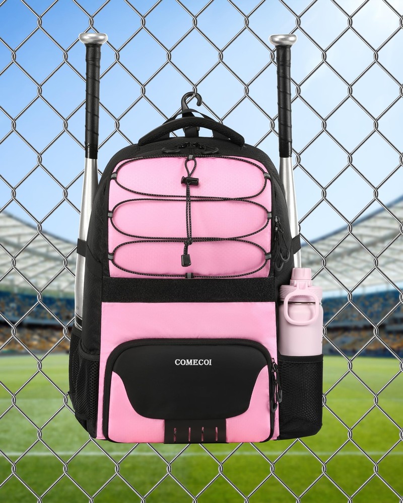 Softball Bag, Lightweight Baseball Backpack with Shoes Compartment, Baseball ...