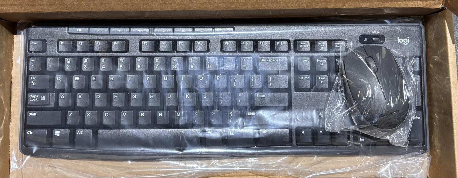 Logitech Wireless Combo MK270 with Keyboard K270 and Random Mouse(nano receiver)