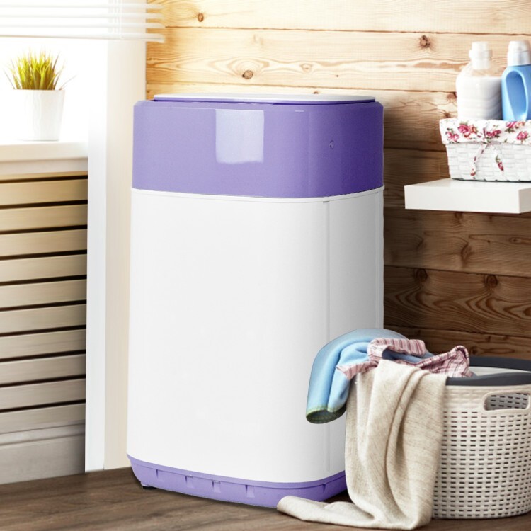 8lbs Washing Machine Fully-Automatic Portable Compact Laundry With Drain Pump