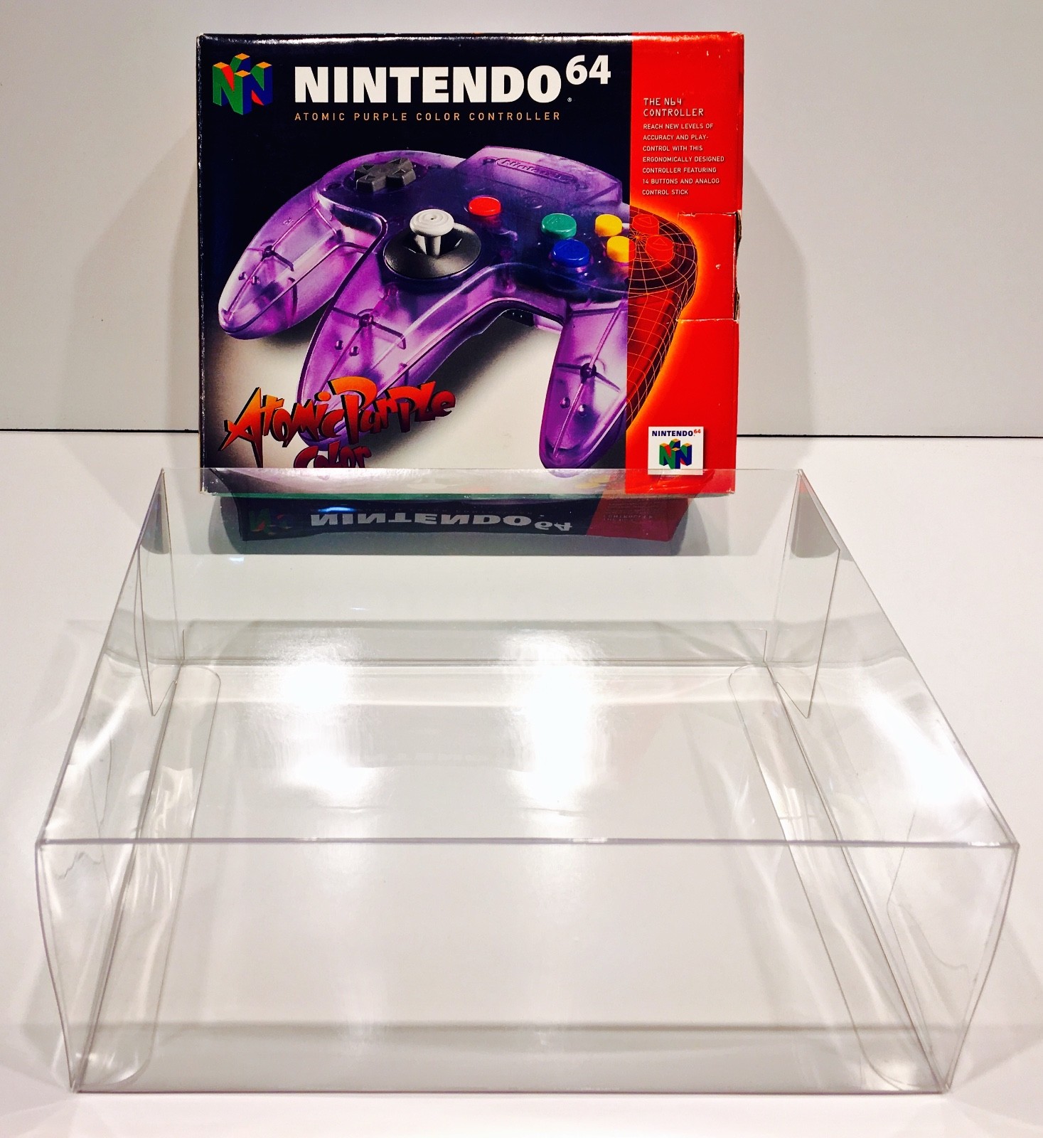 1 N64 CONTROLLER Box Protector! Custom Made Acid-Free Cases Nintendo 64 Boxes