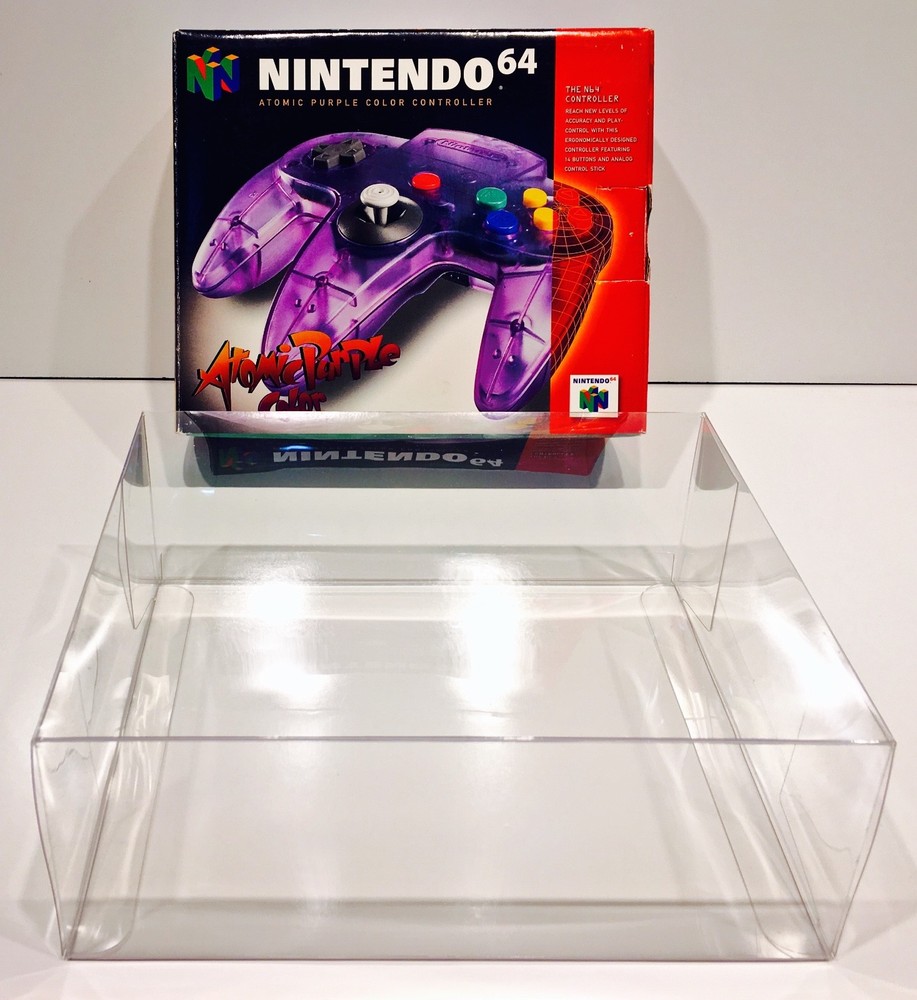 5 N64 CONTROLLER Box Protectors! Custom Made Acid-Free Cases Nintendo 64 Boxes