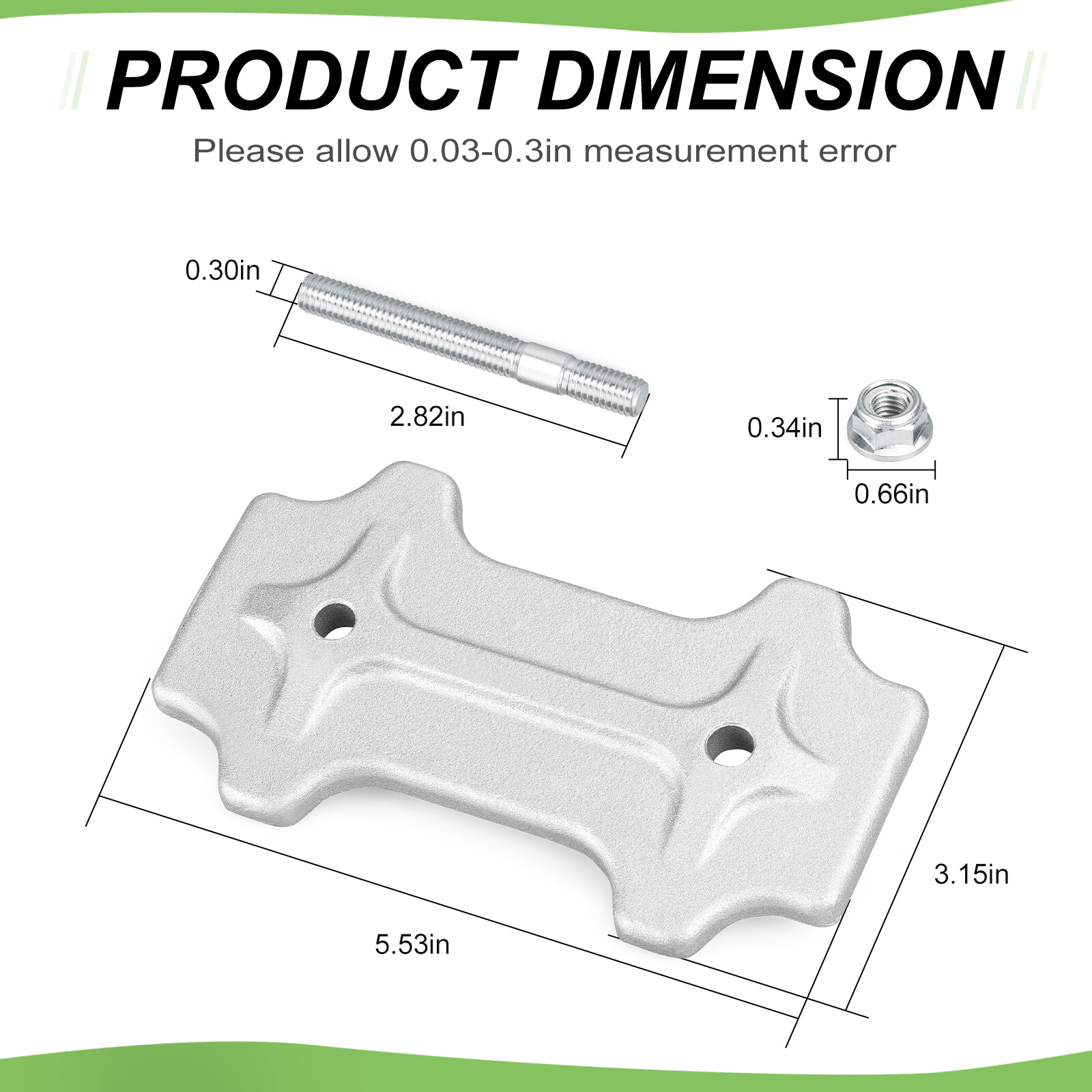 Plate Chain Adjuster & Bolts For Suzuki Quadsport Z400 LTZ400 2x4 2003 2004-2007