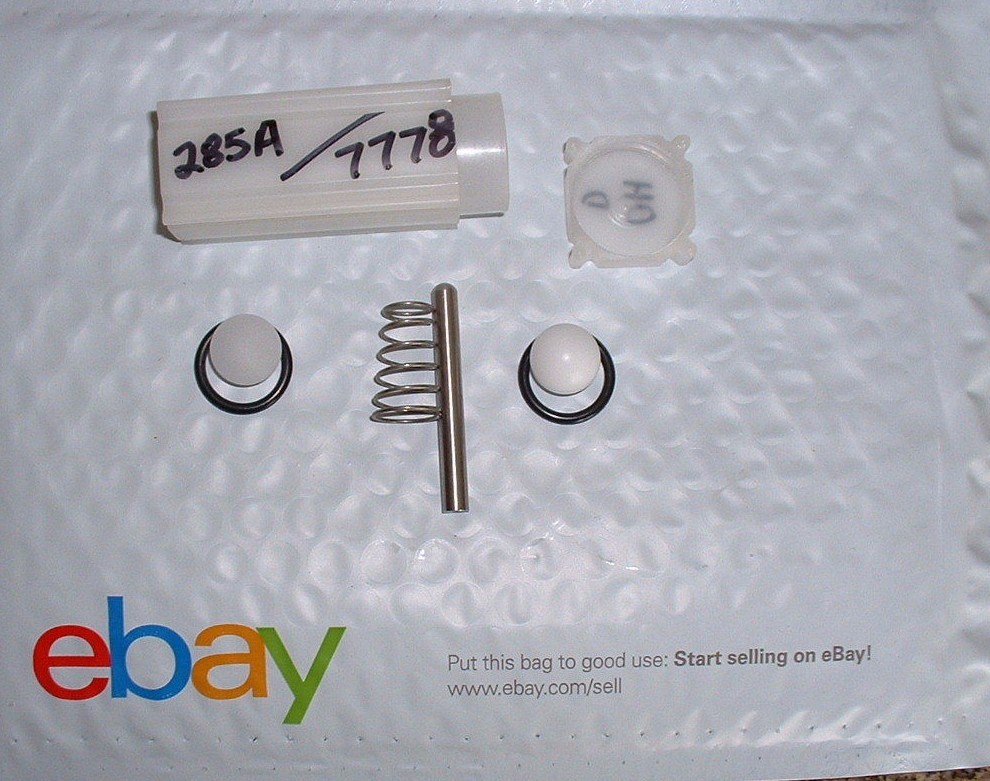 INGERSOLL RAND 285A & CP 7778 BUSHING SEAL, 2 THROTTLE VALVES +TV SPRING+PLUNGER