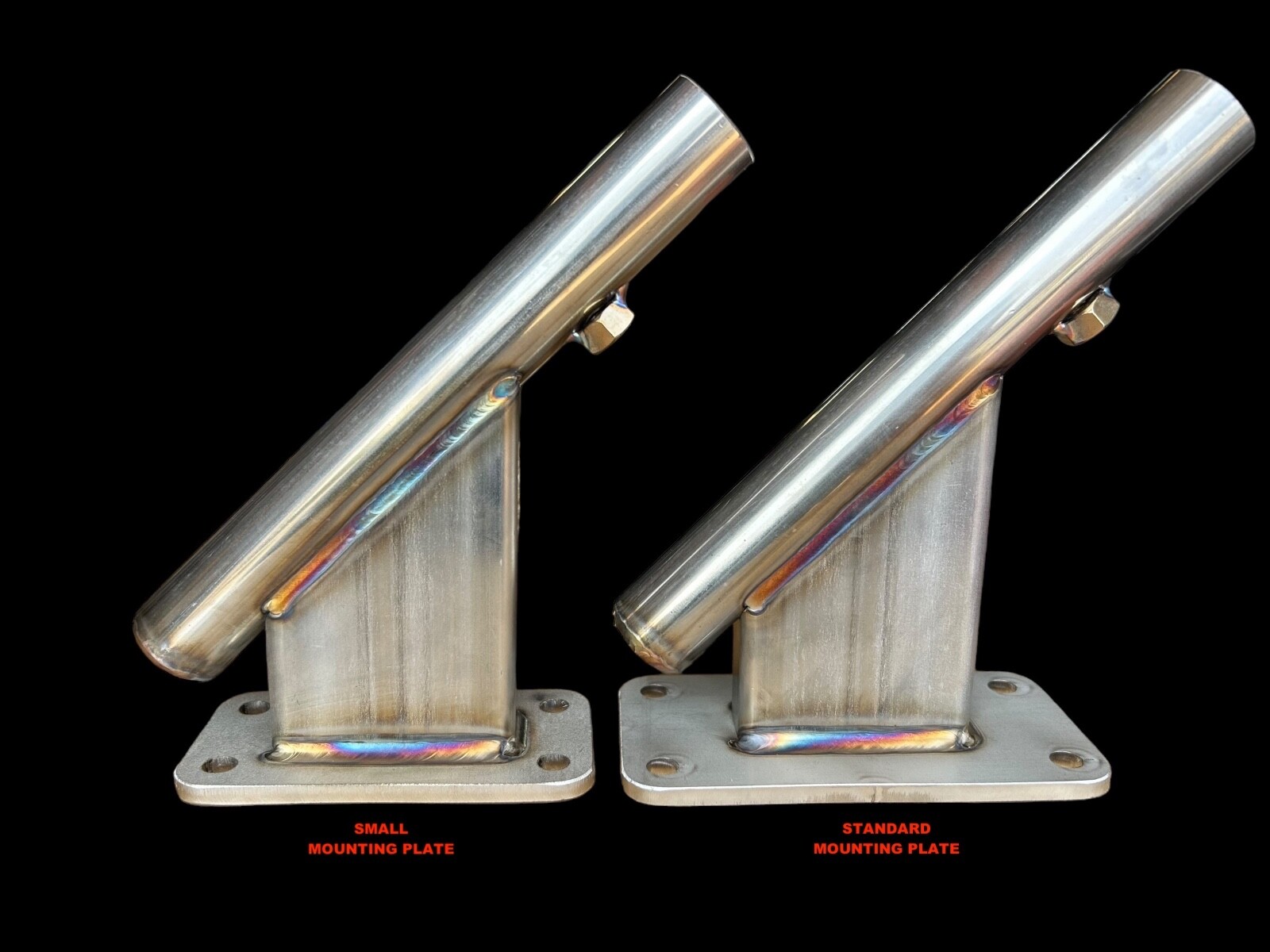 Heavy Duty STAINLESS 45 Deg Flag pole mount Residential Commercial MADE IN USA