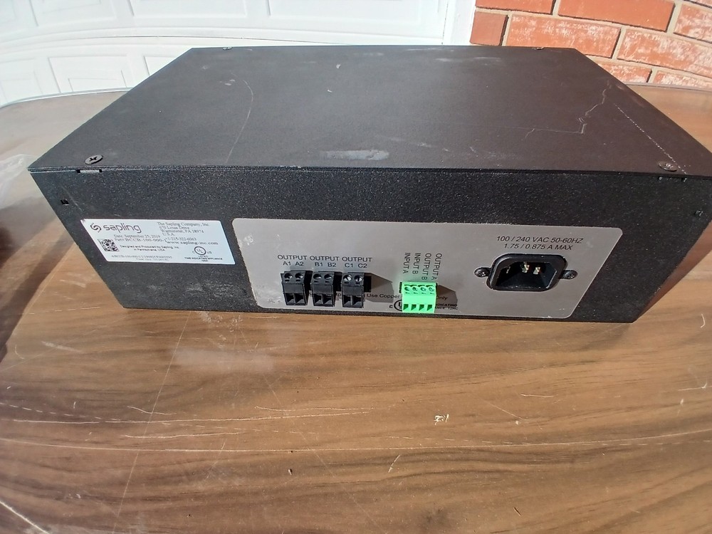 Sapling Converter Box for Wired Clock Systems Model BCCB-100-000-1 - Used