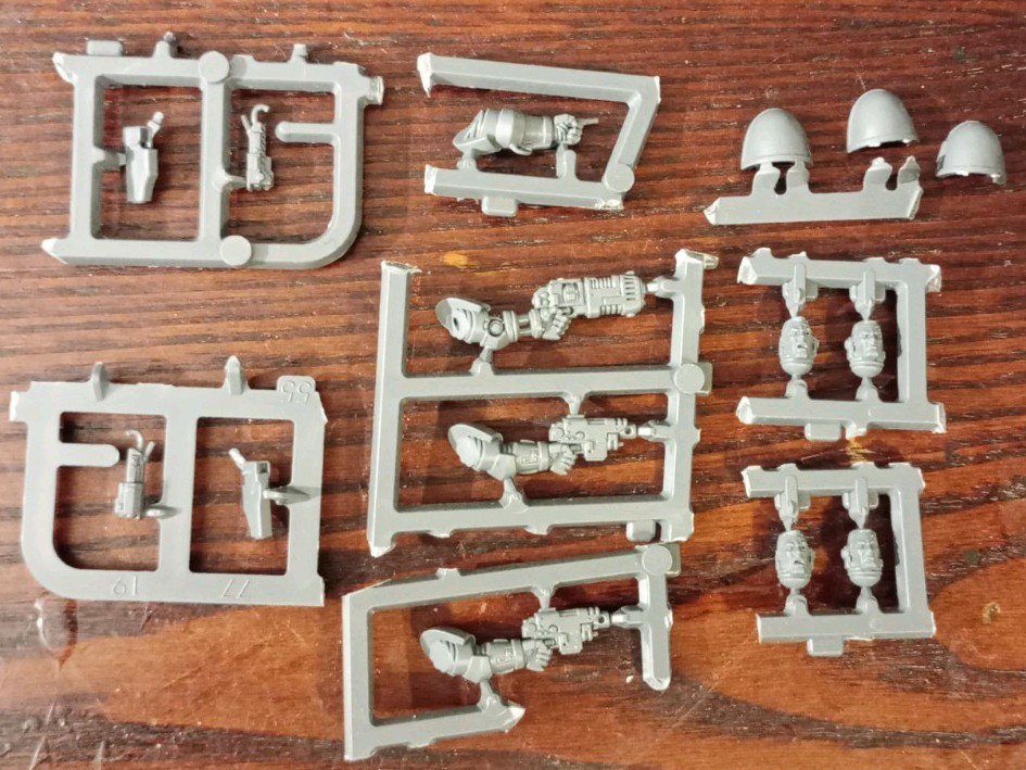 Warhammer 40k Bits - Primaries Space Marines Hellblasters Sargent Spares (NoS)