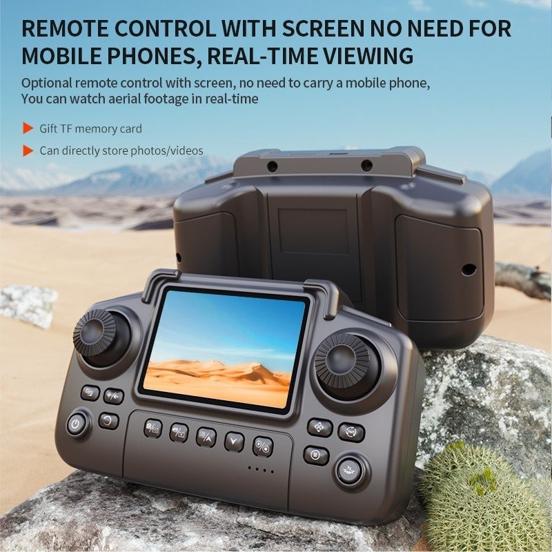 E99 Pro Drone With Dual Camera & Dual Battery Foldable RC Quadcopter For Beginne